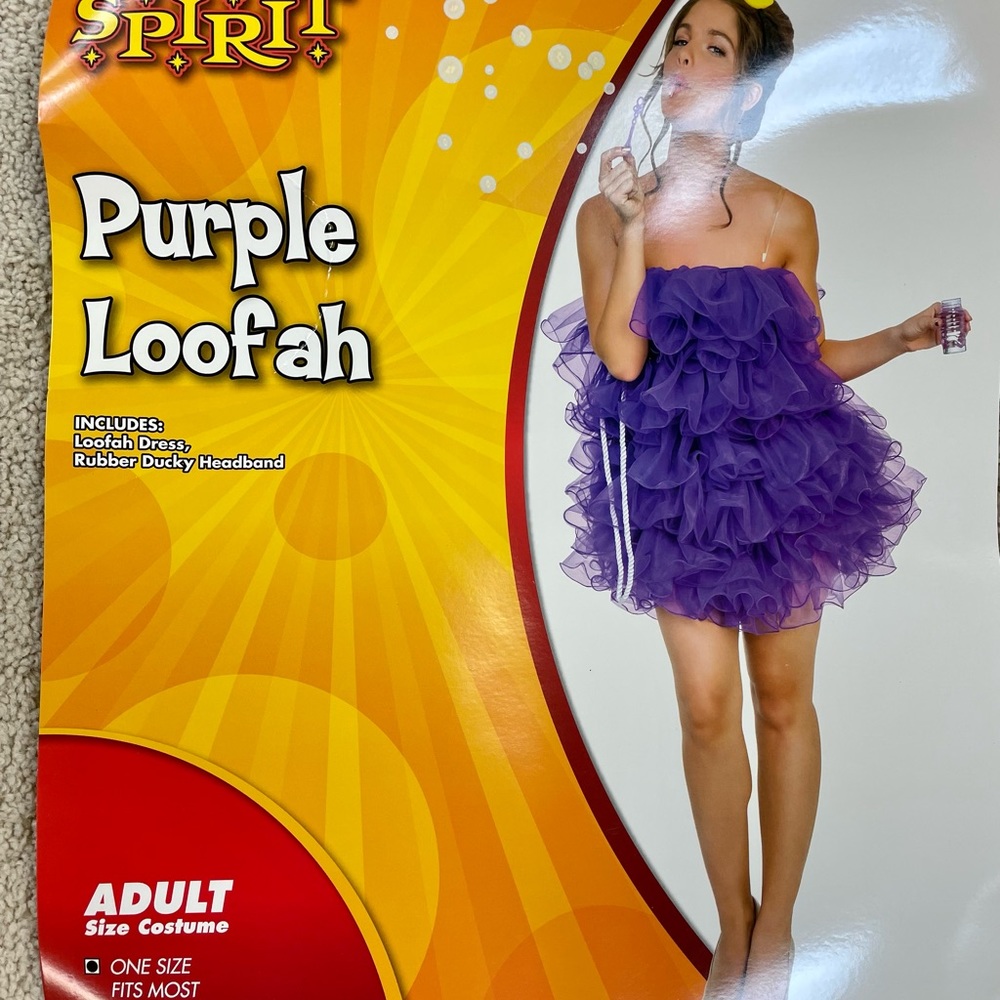 Adult loofah Halloween costume